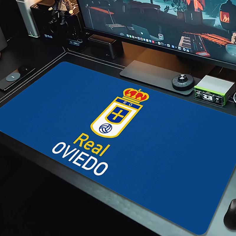 Real Oviedo Mouse Pad Large Gaming Table Cushion Non-slip Laptop Tablet Big Mousepad XXL Mat Mini PC Playmat With Lock edge_xia