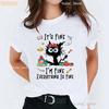 Lustiges Lehrer-Spirit-T-Shirt Unisex Alles Gut Ich Bin Gut Alles Ist Gut Ameisen-Grafik Aufgedrucktes T-Shirt Damen Harajuku Shirt