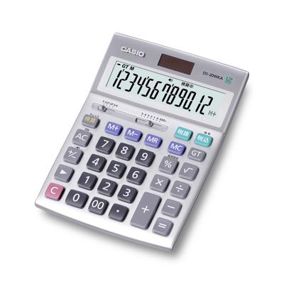 Casio Oryginalny praktyczny kalkulator 12-cyfrowa funkcja weryfikacji Typ biurkowy Zgodny z ustawą o ekologicznych zakupach Certyfikat Eco Mark DS-20WKA-N