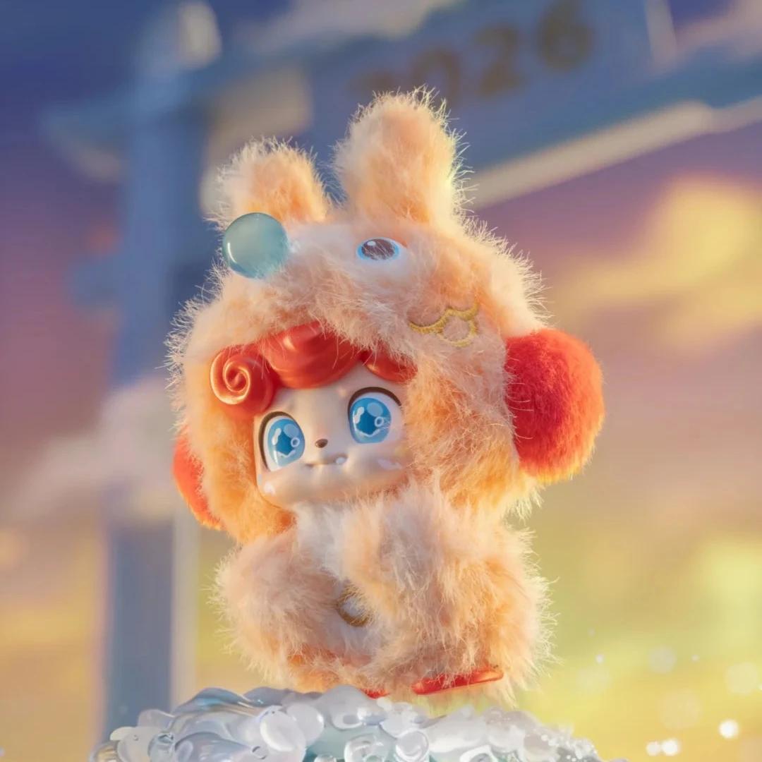 Q.Kid Good Fortune Series Blind Box Caixa Caja Cute Dolls Girls Boys Gift Mystery Box Bag Pendant