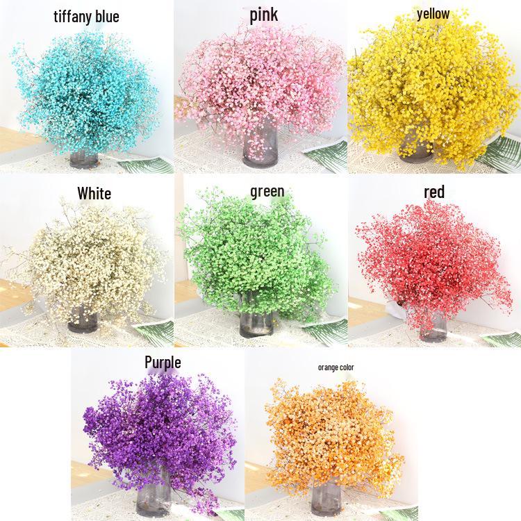 Eternal Gypsophila Bouquet: Color-Absorbing Ilocos Flowers for DIY Floral Arrangements and Wedding Decorations