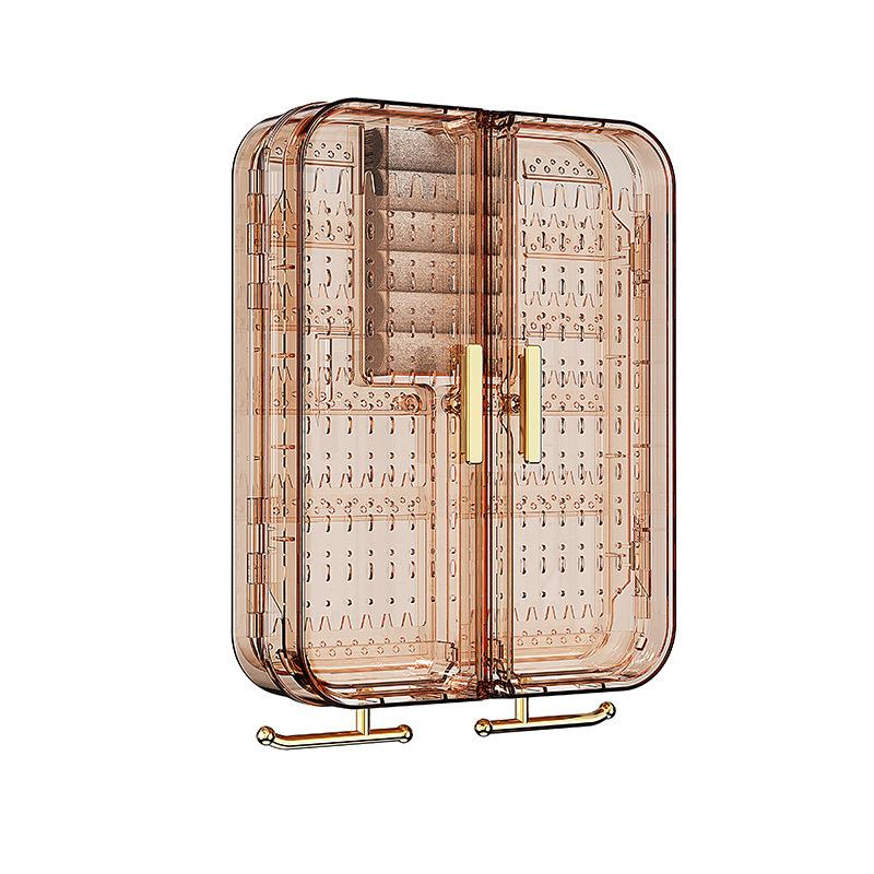 1pc Bedroom Wall Mount Earring Holder Earring Storage Display Stand Plastic Earring Organizer Jewelry Accessories