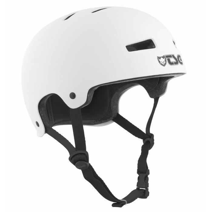 Casque - TSG - Evolution - Satin Blanc - Adulte - Homme - BMX / VTT Freestyle