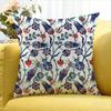For Turkish Tile Watercolor Painting World Various Sizes Square Pillow Case For Car Home Bedchamber Decor