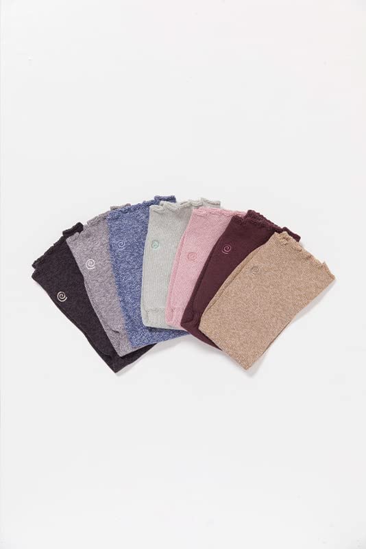 Yoga Socks in Socks with and French Size M [Suria] [Kaldogetta] <Made Japan> Five-Toe Non-Slip Features, Moisture-Wicking Heat-Generating, Rose,