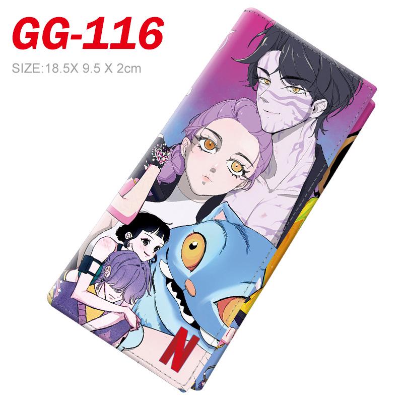 K-POP Demon Hunter Girl Group 3D Stereo Tri-fold Wallet for Students and Fans