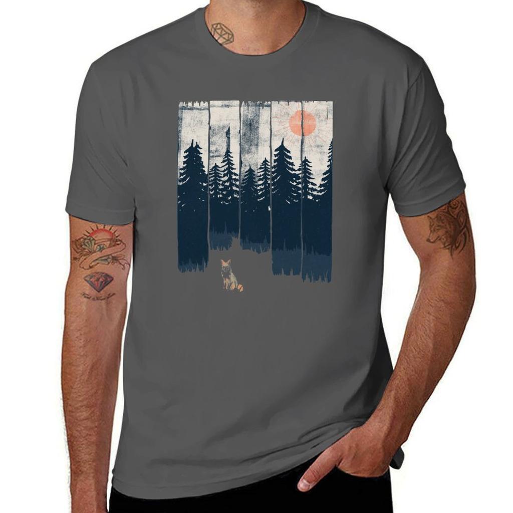 A Fox In The Wild Tshirt Unisex T Shirts Cotton Unisex T Shirt Summer Tshirt