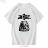 Zardoz T Shirt White With Iconic S From Cult Classic Film Head Perfect For Retro Sci Fi Movie Fans Casual Vintage