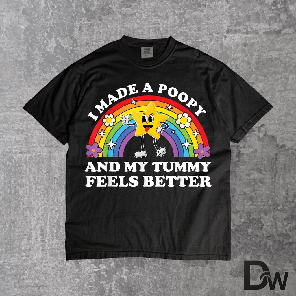 I Made A Poopy Funny Vacation Swap T-Shirt | Inappropriate Adult Humor Gag Gift Party Tee