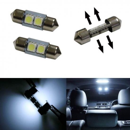 

Double Side 4-SMD 1.25 DE3175 DE3022 LED Bulbs Fit Car Interior Map Dome Lights