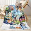 Winter Soccer Fun Customize Text Blanket Gift Personalized Blanket Durable Comfort Suitable for Picnics Couch Bed Seaside Four Seasons Universal
