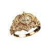 Europe, America, the new heart-shaped cross design is inlaid with a flash zircon ring.