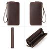 Humerpaul Pánská kožená peněženka Long Wallet Clutch Bag Taška na mobilní telefon