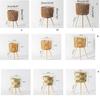 Rattans Handwoven Plant Stand with Legs Floor Planter Basket Rack Garden Plant Shelf