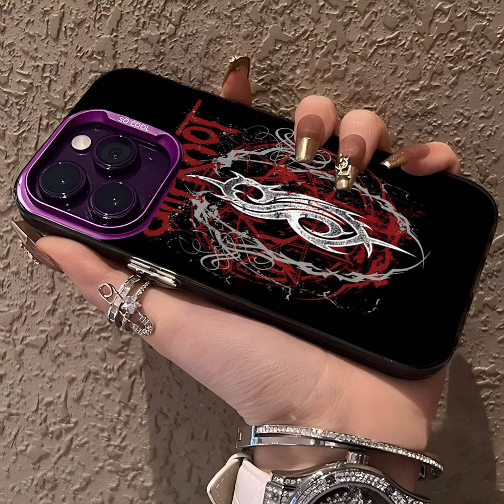 Slipknot Band Phone Case Color Silver Shell For IPhone 17 16 15 14 13 12 11 Pro Max Plus