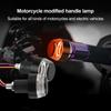 12V CNC Turn Signals Motorcycle LED Handle Bar End Blinker For 22mm Handlebar Signal Light Flashing For Handle