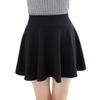 European & American Women's Versatile Stretchy Flared Mini Skirt - Casual Skateboard Skirt