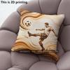 Soccer Themed Decorative Throw Pillow Covers Pattern Cushion Cover Suitable For Sofa Bedroom Car Pillow Cover