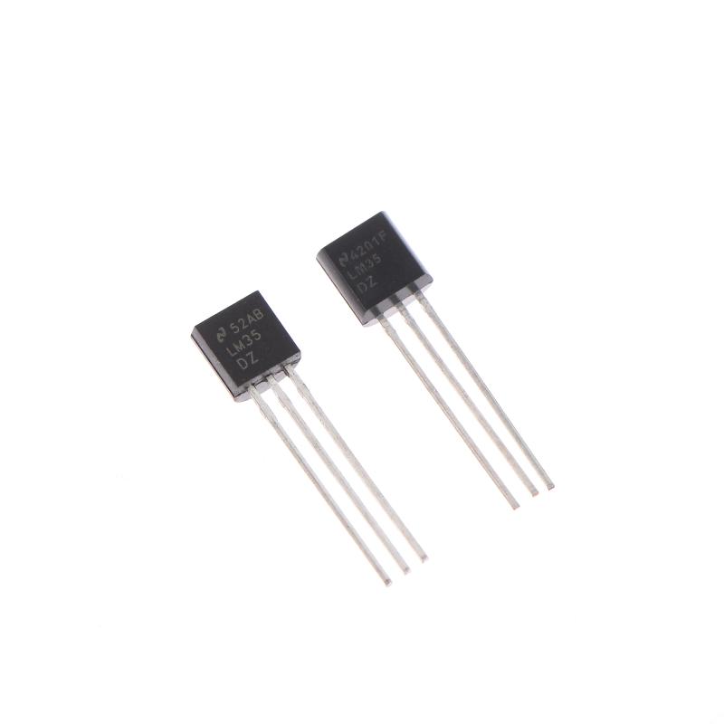 1Pcs/10Pcs Lm35Dz Precision Temperature Sensor Directly Inserted To-92 Lm35 Brand New Temperature Sensor