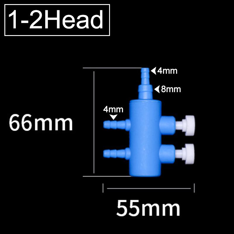 2Pcs/Lot Aquarium Oxygen Pump Diverter Air Distribution Control Valve Air Pump Oxygenation Distributor Gas Drainage Connector