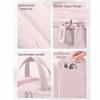 Dry-wet Separation Portable Cosmetic Pouch Large Capacity Makeup Handbag  Bathroom Storage