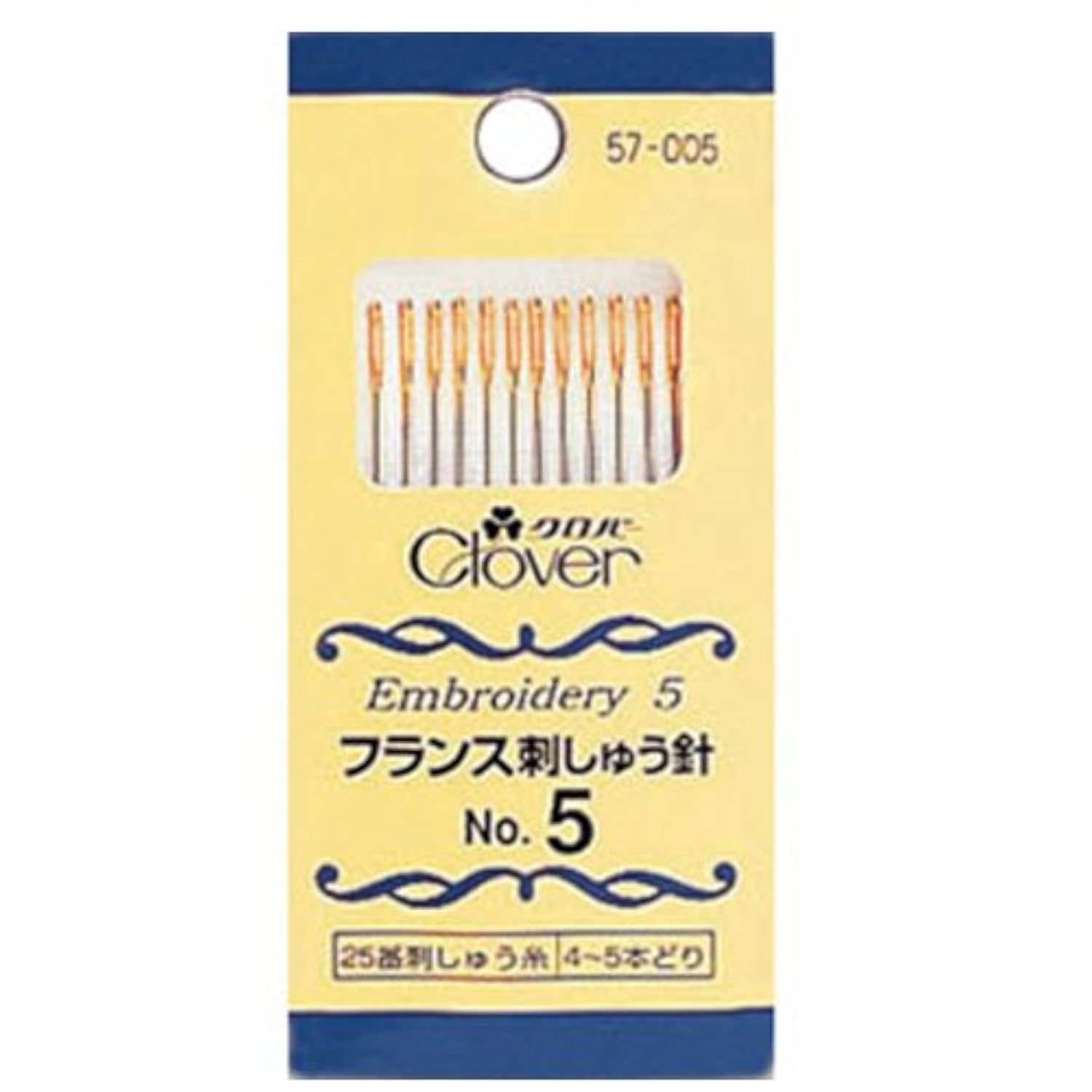 Clover French Embroidery Needle 5 No. 57-005