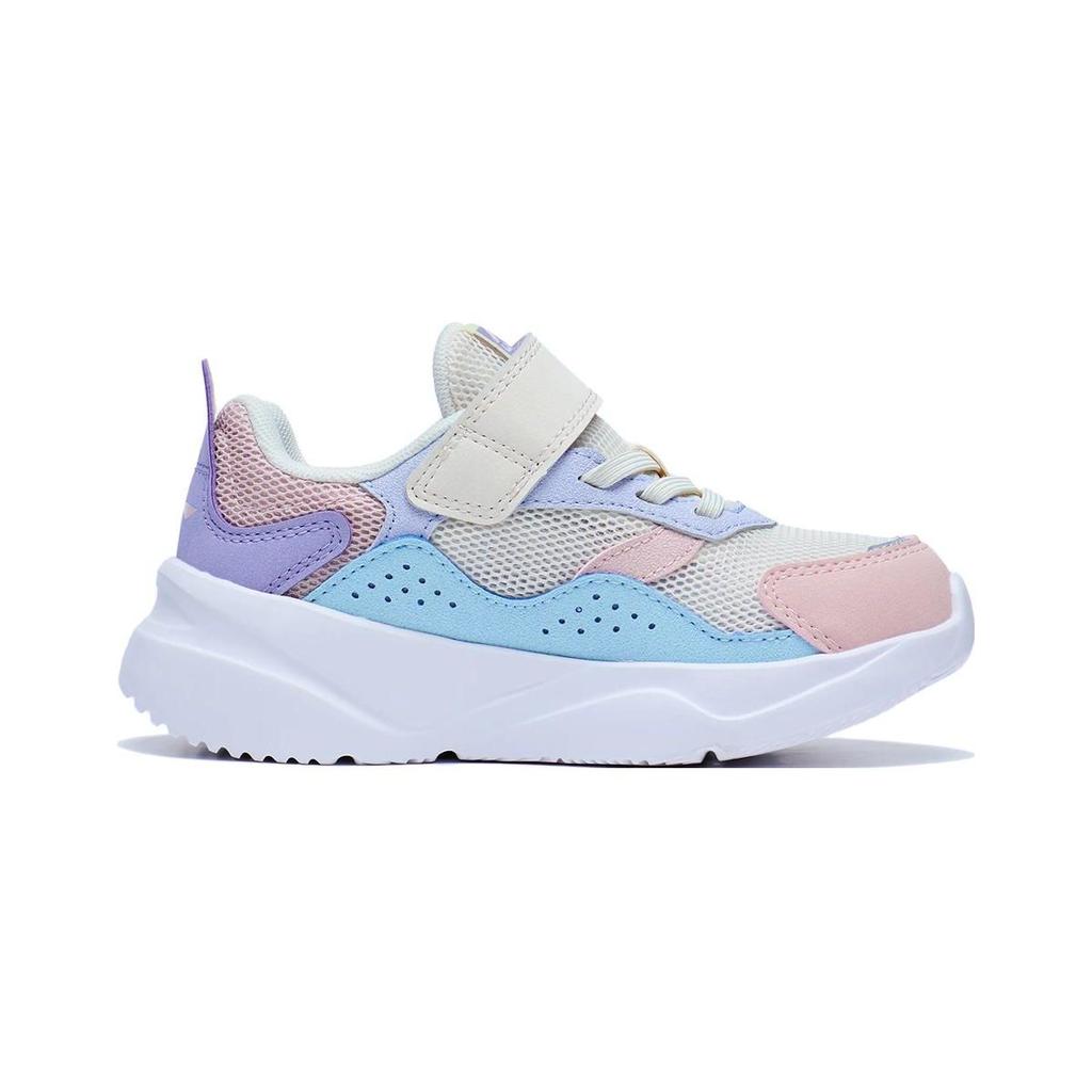 Li Ning Kids Ln 90 Summer Comfortable Non-Slip Wear-Resistant Casual Shoes Kids Shoes Gray Pink Blue YKNT054-4