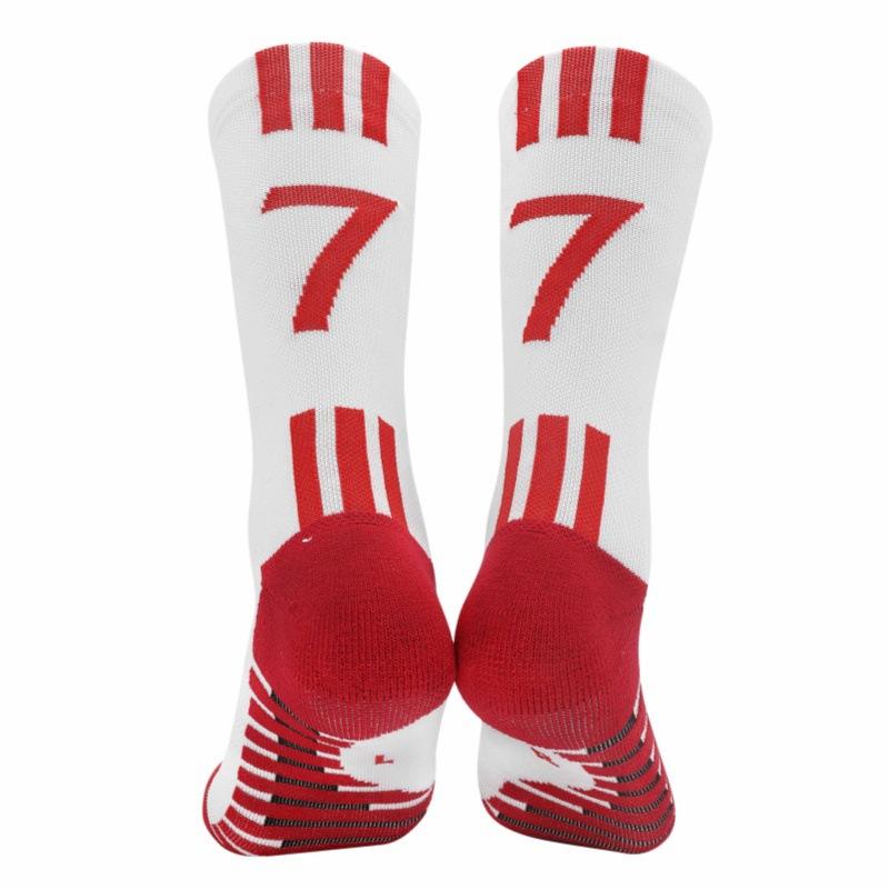 Star Football Socks Men'S Non-Slip Special Thickened Towel Bottom Medium Tube Socks Women'S Actual Combat Sweat-Absorbing Sports Socks