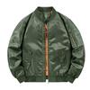 Men's Trendy MA-1 Pilot Jacket: Air Force One Stand Collar for Spring/Autumn