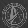 Star Trek: Discovery Unisex-Erwachsenen-T-Shirt Discovery Crest