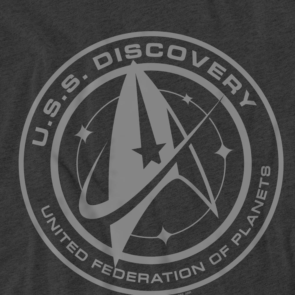 Star Trek: Discovery Unisex-Erwachsenen-T-Shirt Discovery Crest