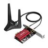 Placă de rețea WAVLINK WiFi 6E AX5400M PCIe WiFi Radeon AX210 cu Bluetooth Profil scăzut Radiator Placă de rețea Intel AX210 pentru PC Windows 5.3, MU-MIMO,