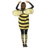 Bee Costumes for Women, Halloween Honey Bee Costume Adult Kids Little Bee Costume, Antennae Headband+Dress+Wings+Leg Warmers