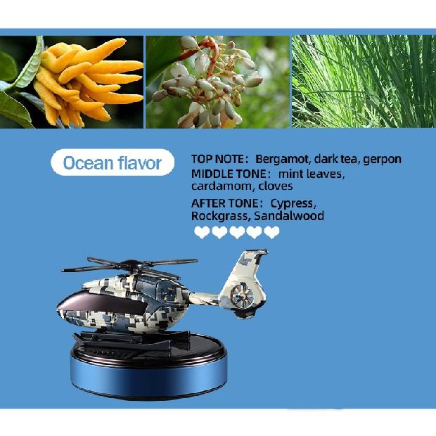 Car Perfume Fragrance Solar Aromatherapy helicopter Car Air Freshener Diffuser Parfume Gift Box Car Decor Auto