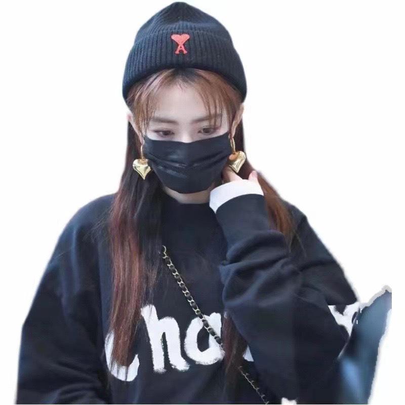 Pălărie de lână cu inimă de piersică": Tricot la modă în stil coreean pentru toamnă și iarnă pentru bărbați și femei"