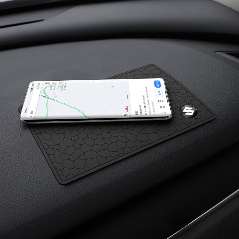 PVC Car Non Slip Mat Dashboard Phone Anti Slip Gel Pad For Suzuki Jimny Swift Samurai Vitara SX4 Alto Kaiser Ingnis DZire Swace