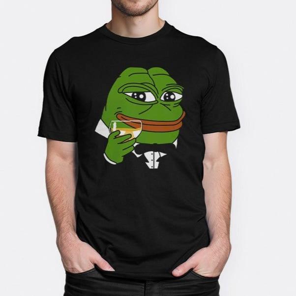 Pepe The Frog Funny Meme Men's and Women's T-Shirt Internet Culture Graphic Print Summer Soft Cotton Tees Gift for Meme Lovers