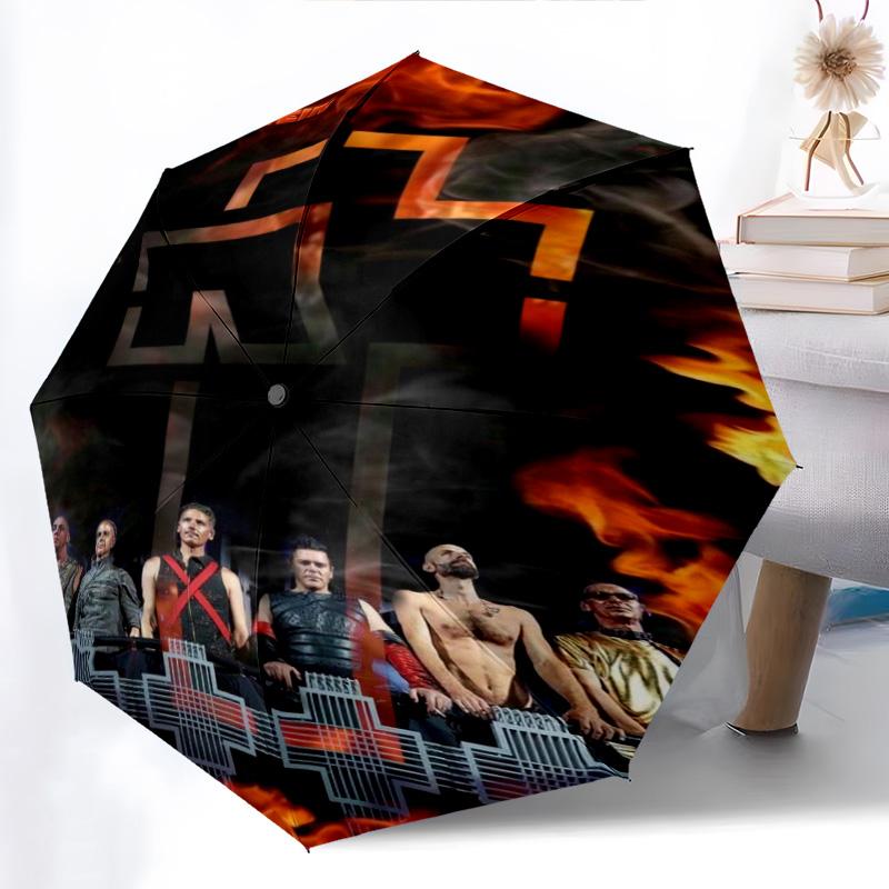 Rammstein: Set Free Folding umbrella durable travel light Three folds outdoor