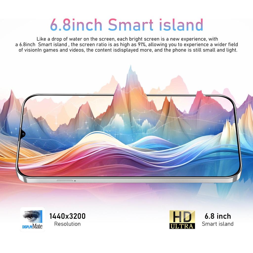 A56 Ultra-Large Screen Android Smartphone, 16+1TB, Cross-Border Hot Seller.