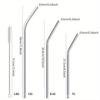304 Stainless Steel Straws for Bars, Milk Tea, Juice & Coffee Shops