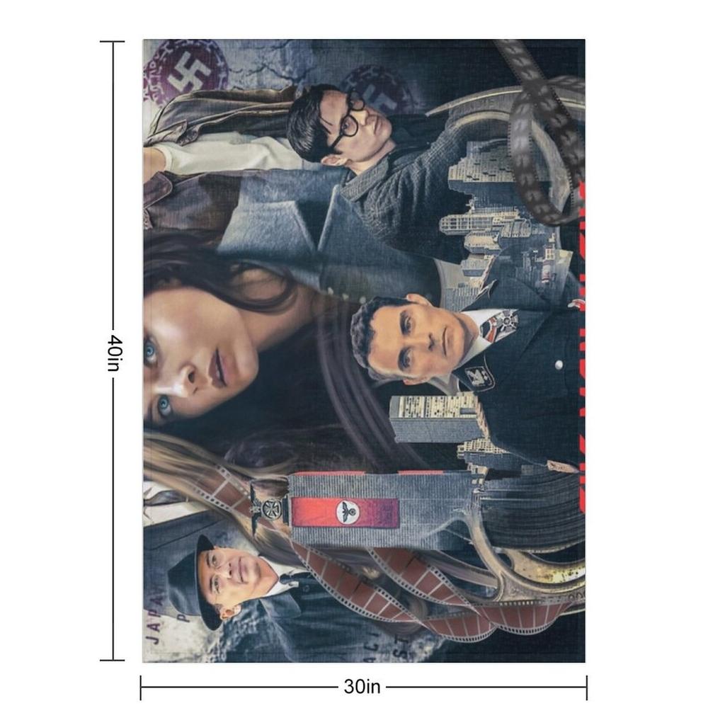 the man in the high castle Throw Blanket anime Designers Moving Sleeping Bag Blankets