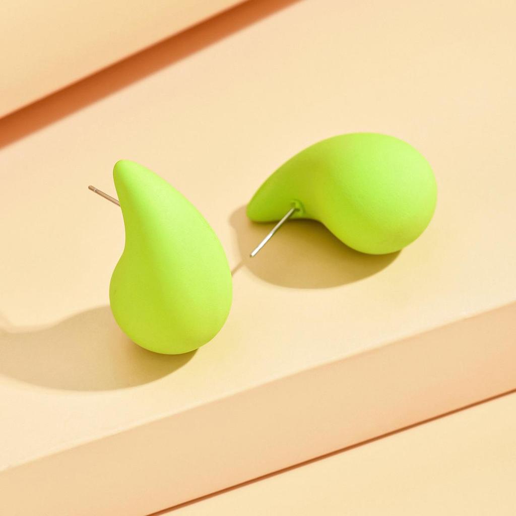 Plump Water Drop Acrylic Dangle Earrings - Simple & Fashionable Jewelry for Women