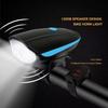 USB Rechargeable Bicycle Light Bike Front Light Waterproof Night Riding Bicycle Headlight With Horn