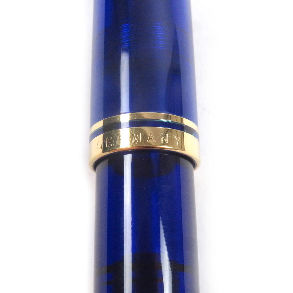Excellent PERIKAN Fountain Pen Special Liquidation Item, Cap Type Marine Blue Used
