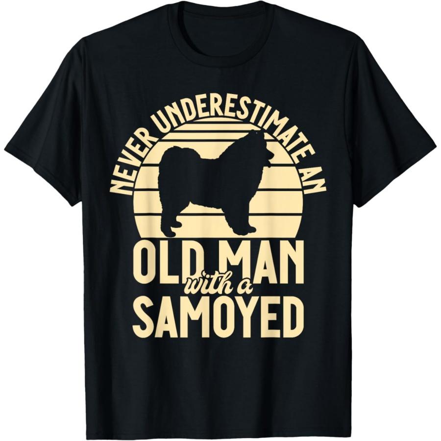 

Never underestimate an old Man with a Samoyed T-Shirt(1) XXXXXL чорний