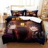Jeff and Jane Creepypasta Bedding Set Single Twin Full Queen King Size Bed Set Adult Kid Bedroom Duvet Cover Sets 3D Print Anime
