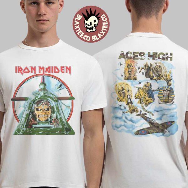 

Iron Maiden T-shirt Run for Your Lives World Tour Eddie Suck The Soul Two Sided Men Oversized Short Sleeve Female Male Clothing 4XL
