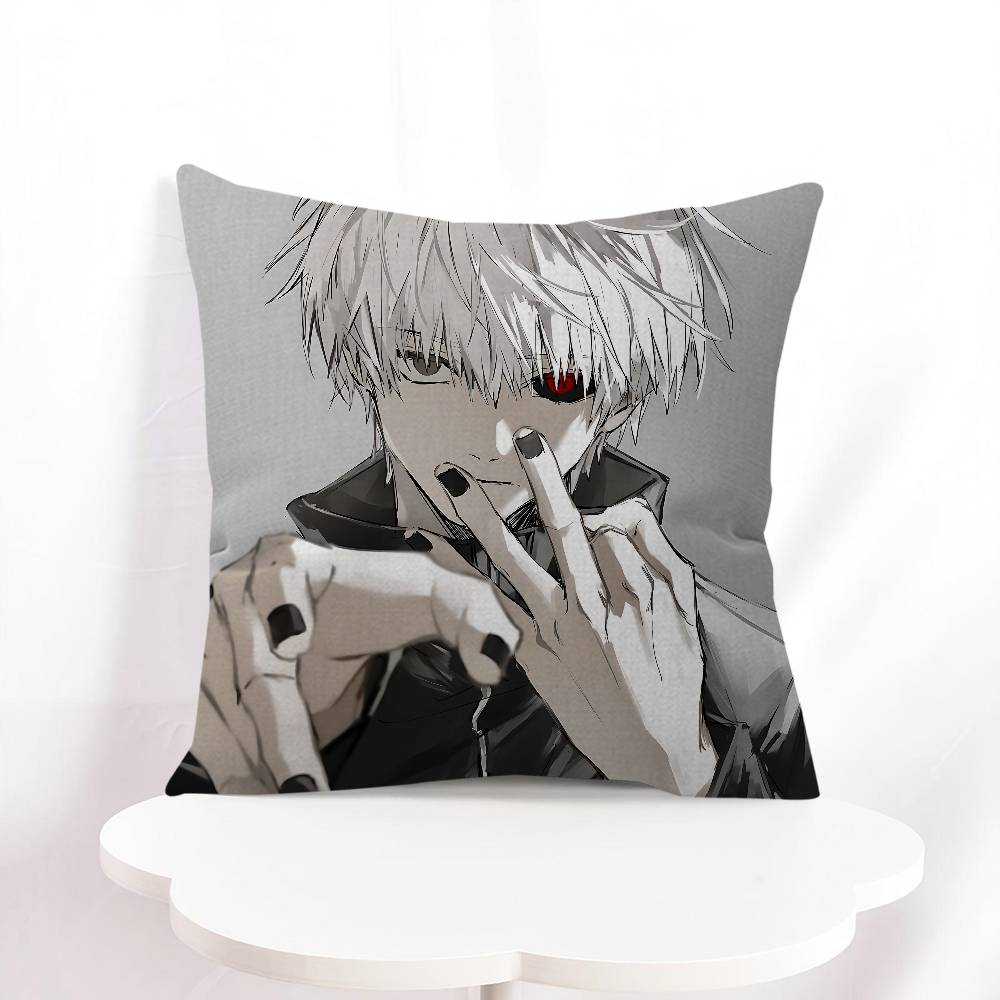 K-Kaneki Ken Pillowcase Toon Gift Cushion Cover Bedroom Home Sofa Chair Seat Decor Pillow Case
