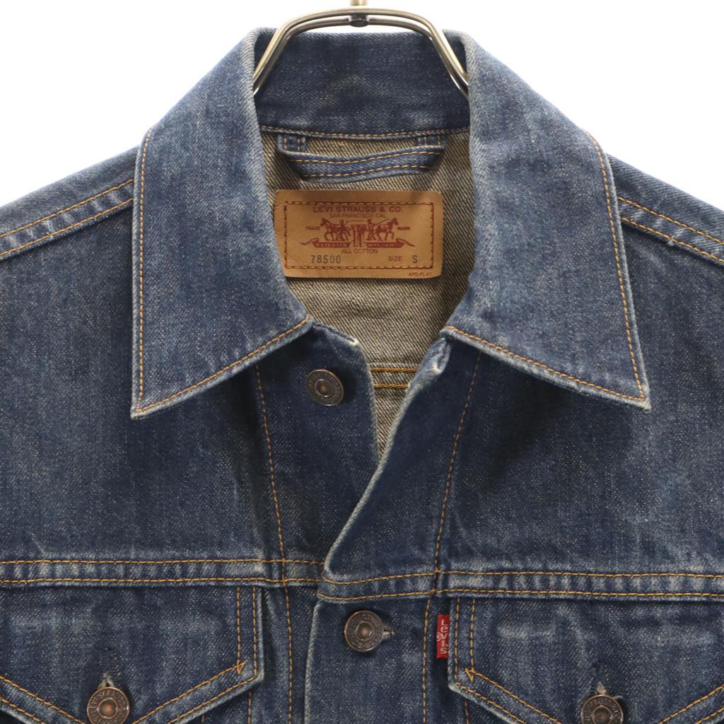 Levi's 90s 78500 Old Denim Jacket S Indigo Denim Jacket Trucker Men's Used