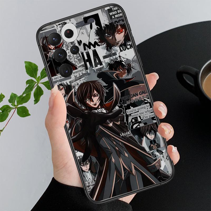 Phone Case For Samsung A17 A55 A16 A56 A35 A15 A53 A54 A33 A34 A25 A05S A52 A52S A07 A26 A06 Code Geass cc lelouch